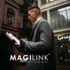 MAGILINK Genuine Sheepskin Leather Gloves for Men, Winter Warm Thinsulate