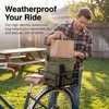 Rear Bike Basket,Rear Rack Bicycle Basket with Waterproof Storage Bag,Large