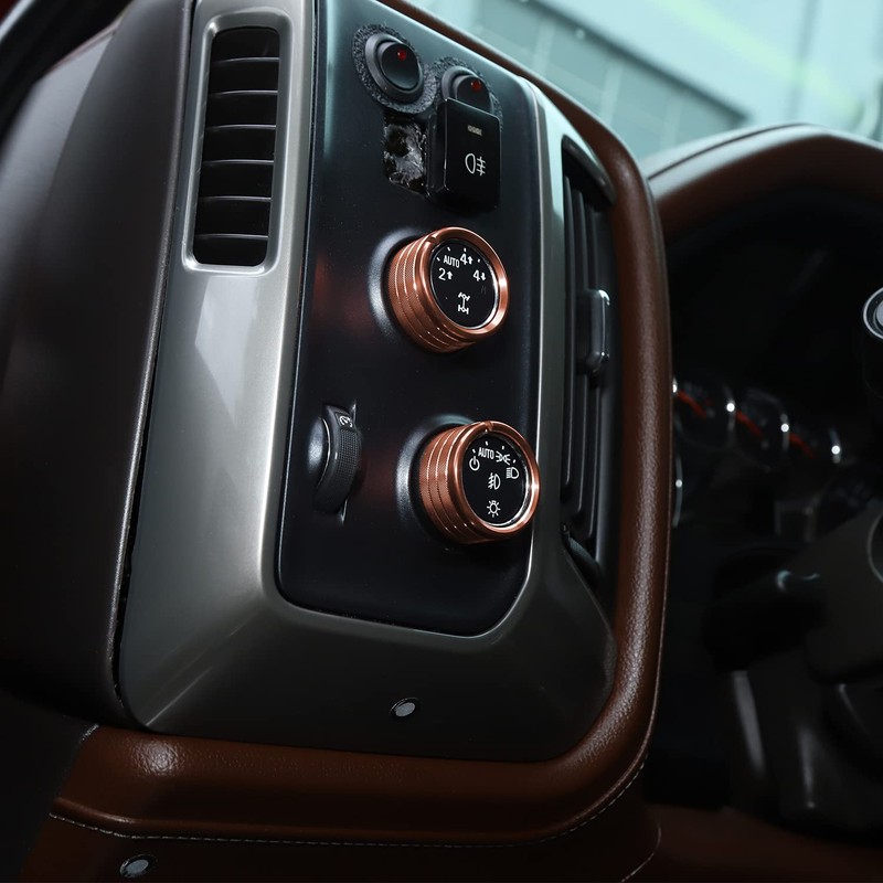 JeCar Center Control Dash Board Switch Button Ring Trim Cover