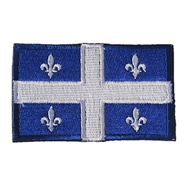 Velcro Patch Canada Flag Quebec State Flag Patch (Quebec Blue)