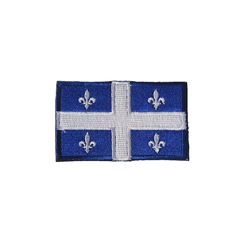 Velcro Patch Canada Flag Quebec State Flag Patch (Quebec Blue)