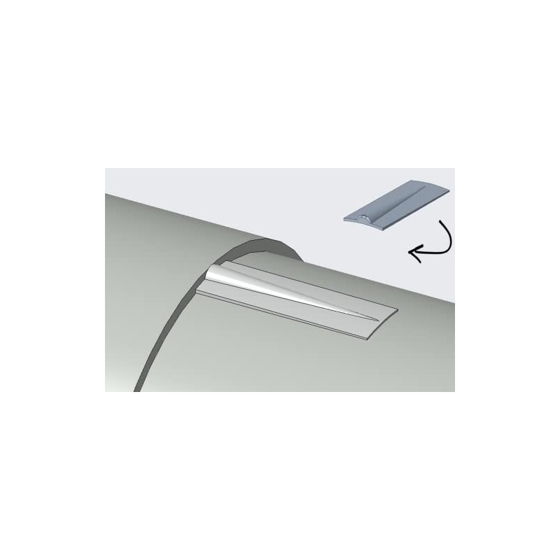 Curtain Rod Joint Ramps (10 Pieces for 10 Rod Joints)