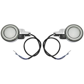 Areyourshop LED Flat Turn Signal Light for Harley Heritage Softail Classic FLSTC 1999-, Touring 2001+ Models with Flat Lens Turn Signals