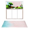 Fish Tank Background Decoration Beach Pattern 3D PVC Self Adhesive