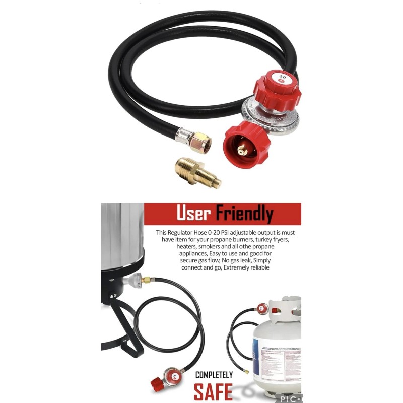 For BBQ Pro, For Charbroil, For Weber 4FT High Pressure