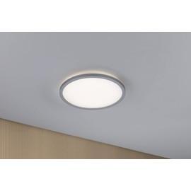 Paulmann Atria Shine 70991 LED Panel 293 mm Round Including 1 x 16 W Warm White Chrome Matt Light Panel Plastic Ceiling Panel 3000 K