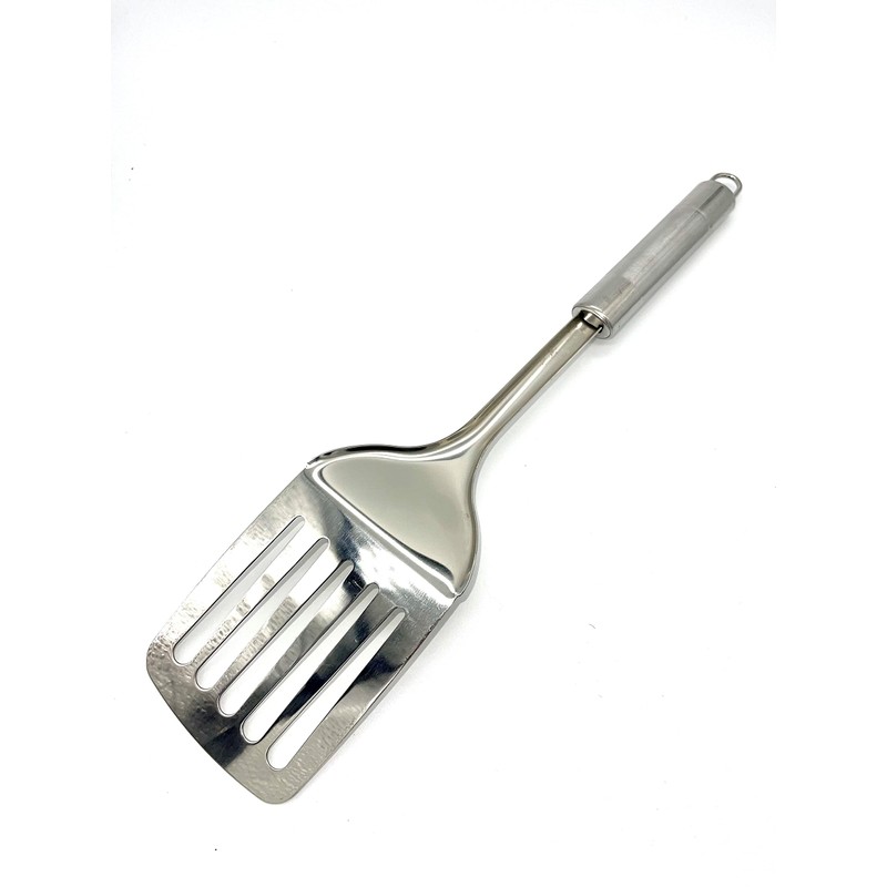 TIJAR® Stainless Steel Spatula Slotted Turner, Strong and Durable Spatula