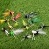 Fishing Poppers Fly Fishing Flies Lures Kit Bass Popper Dry