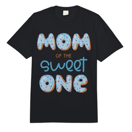 Mom of The Sweet One Donut Boy 1st Birthday Party Mommy Mama Comfort Colors Adult Heavyweight T-Shirt