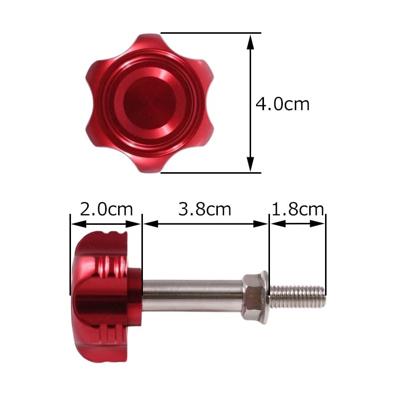 Honda Monkey 125 Aluminum Easy Seat Bolts Blue