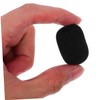 CAXUSD 50pcs Foam Microphone Windscreen Black Noise Reduction Cover for