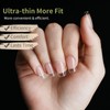 Venares Pack of 120 Short Nail Tips for Gel Nails,