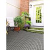 Aura 6PC Deck Patio Balcony Plastic Composite Outdoor Interlocking 12"x12"