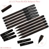 ZOFAX Classy 10 x 0.7mm Fine Biros BLACK Stick Ballpoint