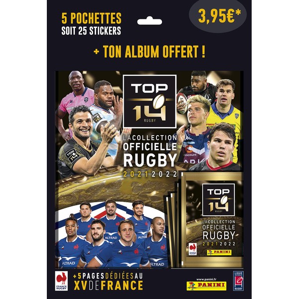 Panini Rugby Top 14 Starter Kit with 5 Cases 004193SPCFGD