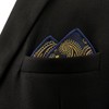 S&W SHLAX&WING Men's Pocket Square Assorted Paisley Suit Jacket, Business