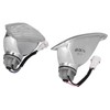 Pair Front Turn Signal Light Plastic 204360F Fit for Piaggio