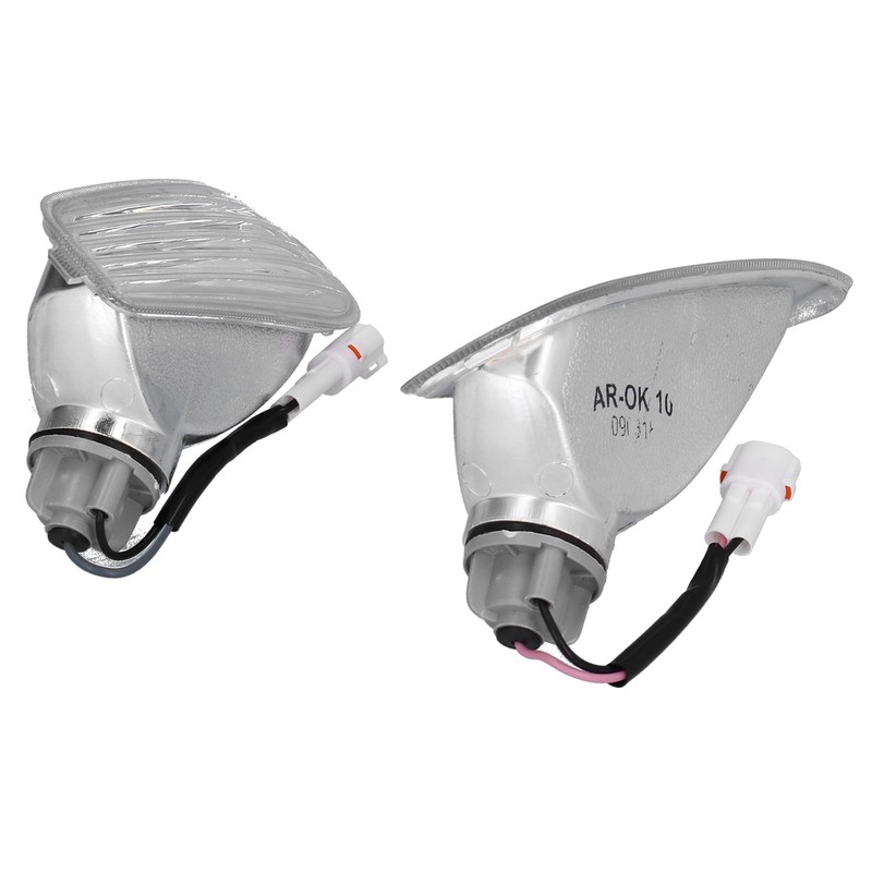 Pair Front Turn Signal Light Plastic 204360F Fit for Piaggio