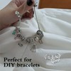 5 Pcs Necklace Shortener Clasps, Double Opening Bracelet Clips, Chain