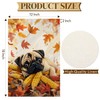 Pug-Dog Garden Flag 12x18 Hello Fall Vertical Double Sided Autumn
