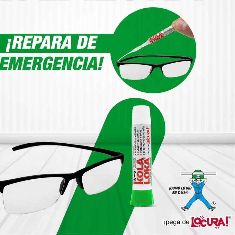Kola Loka Pegamento Instantáneo 2g Transparente para Todo Tipo de