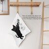Threegoat 13x13 inch Cute Cat Kitchen Towels 1 PCS, Funny