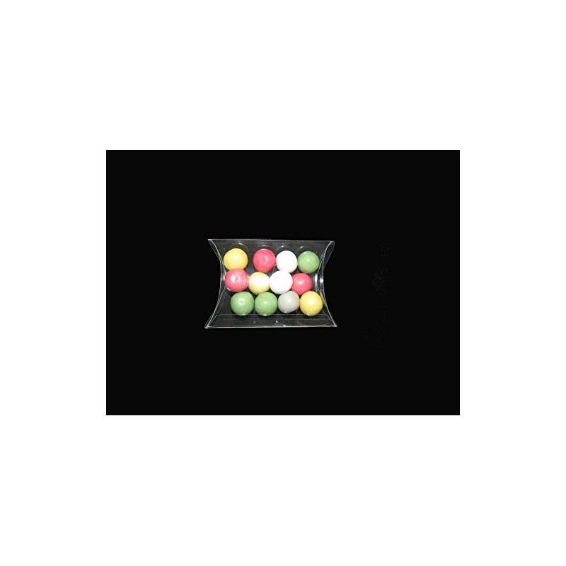 Manchester Royalty X12 MINI CLEAR TRANSPARENT PILLOW BOXES - SWEET