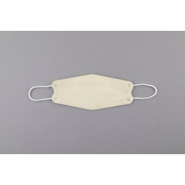 [原田産業] カワイイ女の贅沢マスクダイヤモンド形状 フレンチベージュ 30枚