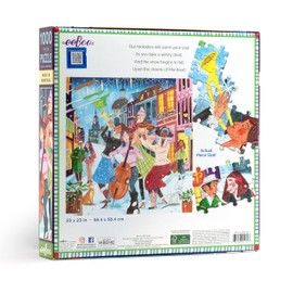 eeBoo: Piece and Love Music in Montreal 1000 Piece Square Jigsaw Puzzle, Jigsaw Puzzle for Adults and Families, Includes Glossy, Sturdy Pieces and Minimal Puzzle Dust
