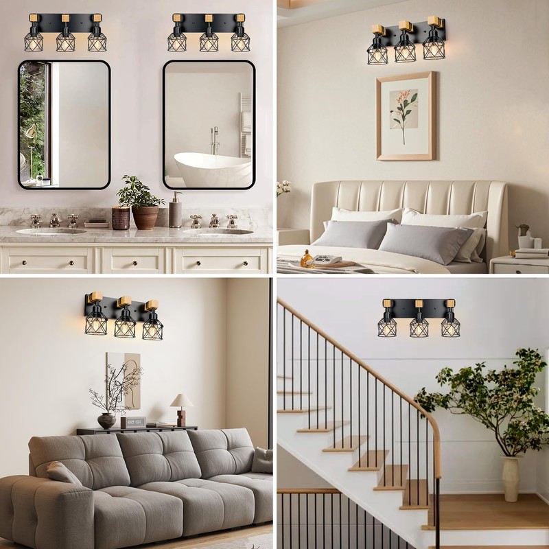 Weiyanfnr Bathroom Light Fixtures Vanity Lights for Bathroom Small Lamp