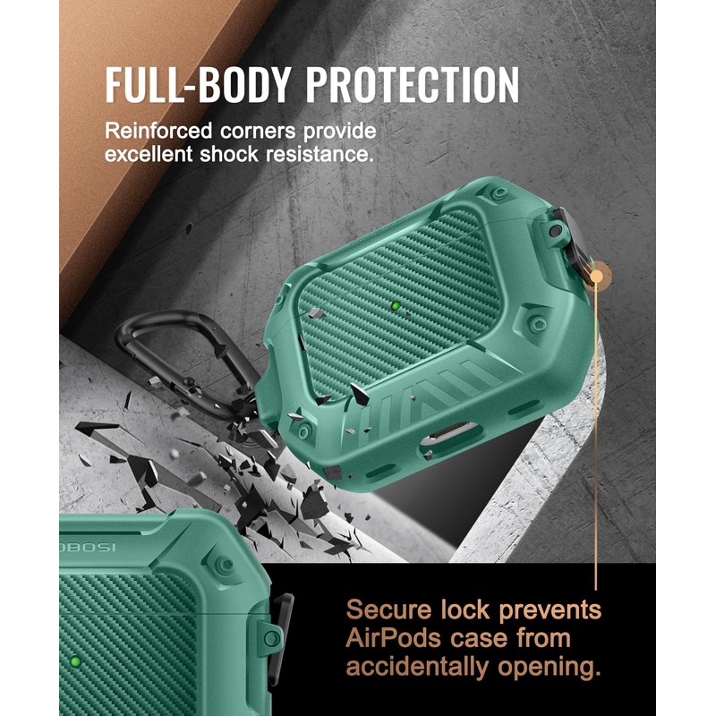 MOBOSI for AirPod Pro Case with Cleaner Kit, Compatible with