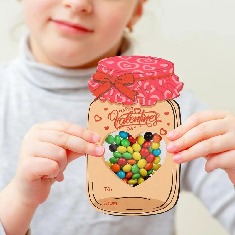 30 Tarjetas De San Valentín De Caramelos Regalos Para Niños
