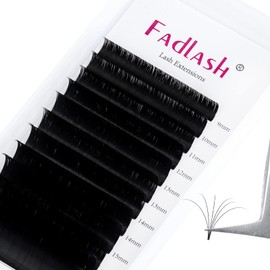 Self-Fanning Volume Eyelashes, Easy Fan Lashes for Eyelash Extensions, 12 Rows, Volume Technology, Eyelash Extensions, Silk Eyelash Extension (0.05 mm-D-Mix-9–17)