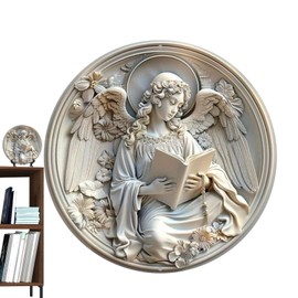 Modern Metal Wall Art | Fairy Sculptures Metal Wall Arts,Wall Sculpture, Farmhouse Front Door Decor, Living Room Wall Decor for Washroom Bathroom