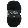 Cygnet Black Double Knitting Yarn - 100g