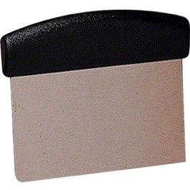 American Metalcraft 6" Stainless Steel Plastic Handle Dough Scraper