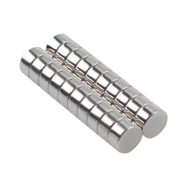 Imdinnogo 3D Printer Accessories 4×2mm Round Magnets Kit(20Pcs) for DIY 3D Printed Part Model or Tools Organization Crafts Whiteboard Kitchen Office Miniatures