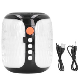 LED Bluetooth Speaker Colorful Wireless Speaker Mini Portable Subwoofer Speaker for Outdoor Household