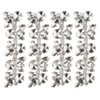 4Pcs Crystal Shoe Buckle 4.3in Long 1.3in Wide Sparkling Easy