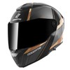 Bogotto Ezion Flip-Up Helmet, Matte Black/Brown, S