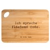 Mr. & Mrs. Panda Bambus - Schneidebrett Spruch Code Meister