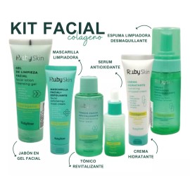 Ruby Rose Kit Rutina Skin Care Ruby Rose Acido Hialuluronico 6pz