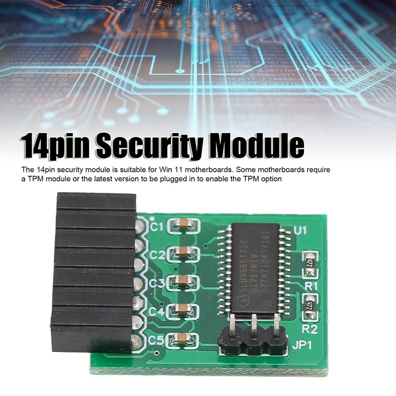 14pin Security Module for Asrock LPC Tpm 2.0 PCB Material