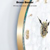 Ergocar Natural Shell Wall Clock, Creative Silent and Tick-Free Wall