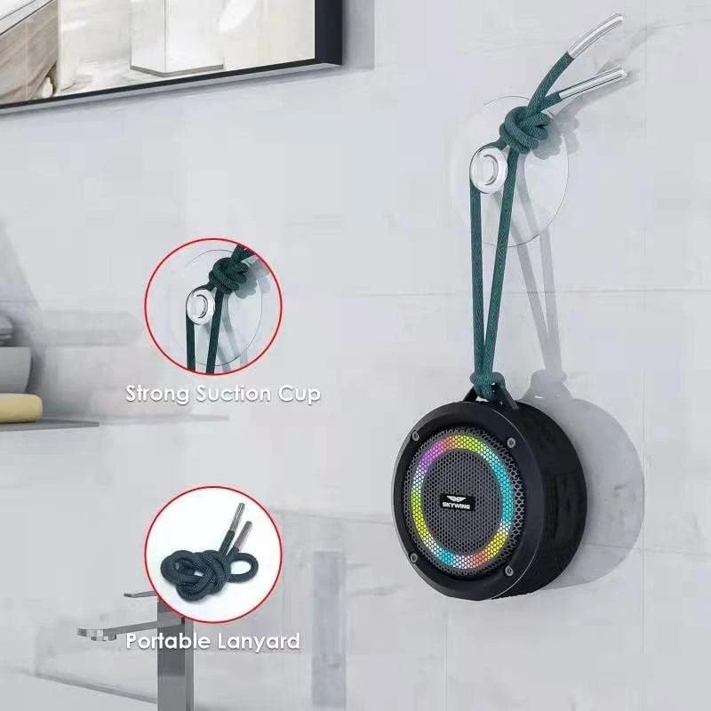 SKYWING Soundace S6 Bluetooth Shower Speaker – IPX7 Waterproof Portable