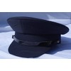Navy blue chauffeur style hat - Size 60cm