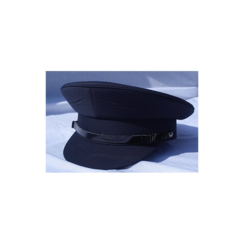 Navy blue chauffeur style hat - Size 60cm