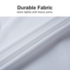Weavric Rectangle Tablecloth, 52x114 Inches 132x290cm, Washable White Polyester Tablecloth