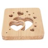 Wooden 3D LED Light Valentine's Day Hollow Hearts Shape Style