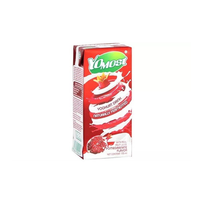 Yomost Milk Sữa Chua Sua Chua Huong luu Pomegarnate